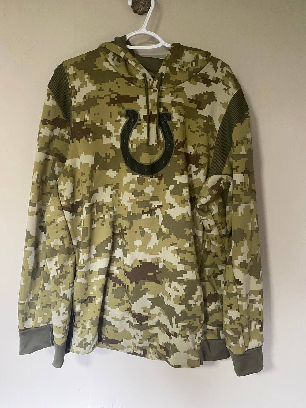 Nike NFL Salute the Troops Digital Camo Indianapolis Colts Sweatshirt XL USA
